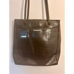 9West‎ Black Tote with Phone Holder with 4 Pockets